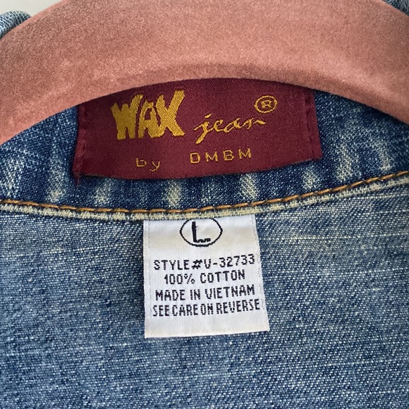 Wax Jeans by DMBM Denim Jacket Size Large - Picture 3 of 3